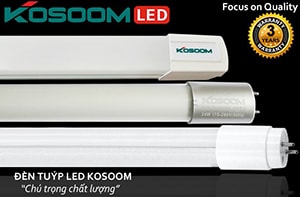 Đèn tuýp LED 1m2 Kosoom và FSL mẫu mới nhất 2019