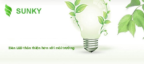 Đèn led là thiết bị thân thiện với môi trường